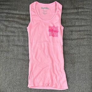 Von Dutch Pink tank top Medium size new